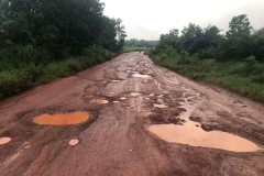 Les routes en Guinée pendant la saison des pluies