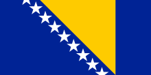 Drapeau Bosnie Herzegovine