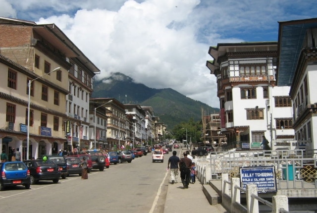 La ville de Thimphu