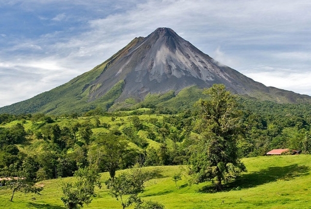 Le grand volcan d'Arenal
